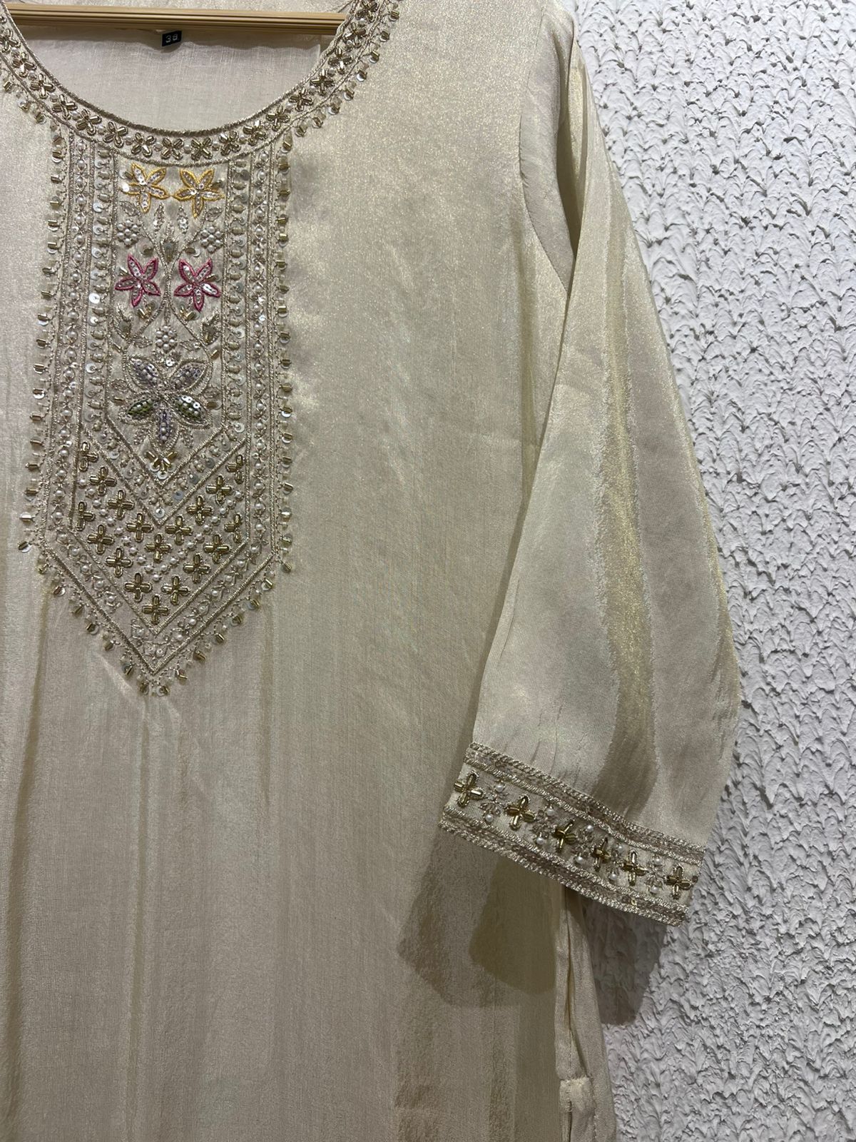 Silk heavy embroidery work salwar suit