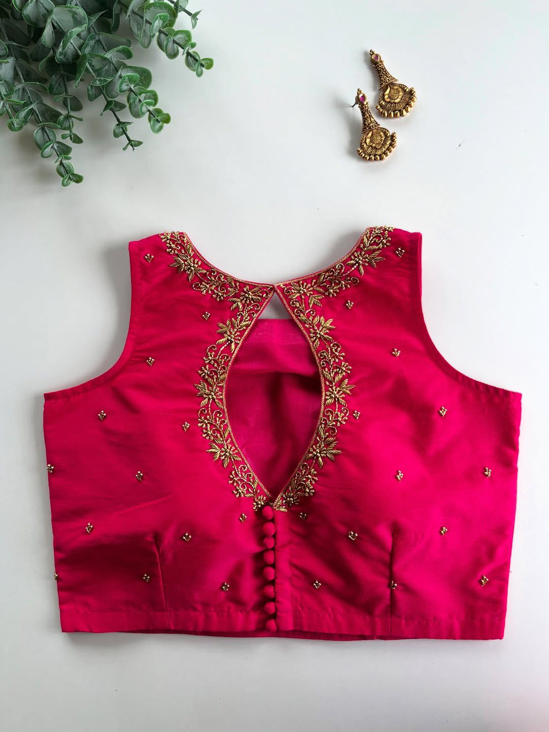 Beautiful Handwork All Over - Premium Readymade Blouse