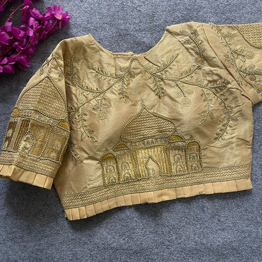 Fentam silk ready made blouse