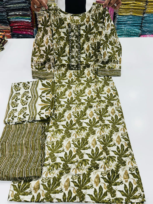 Cotton salwar suit