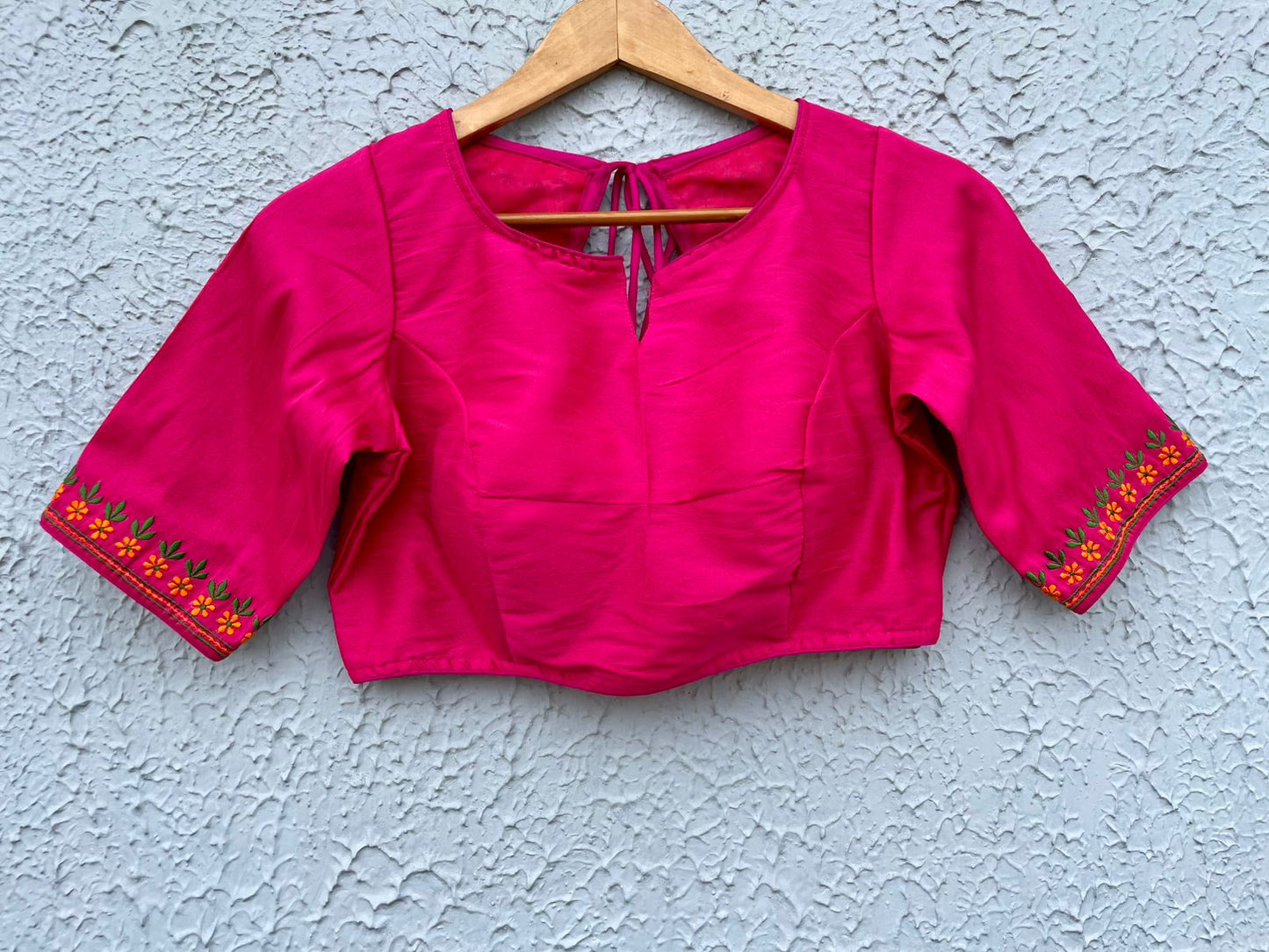 Cotton embroidered designer blouses