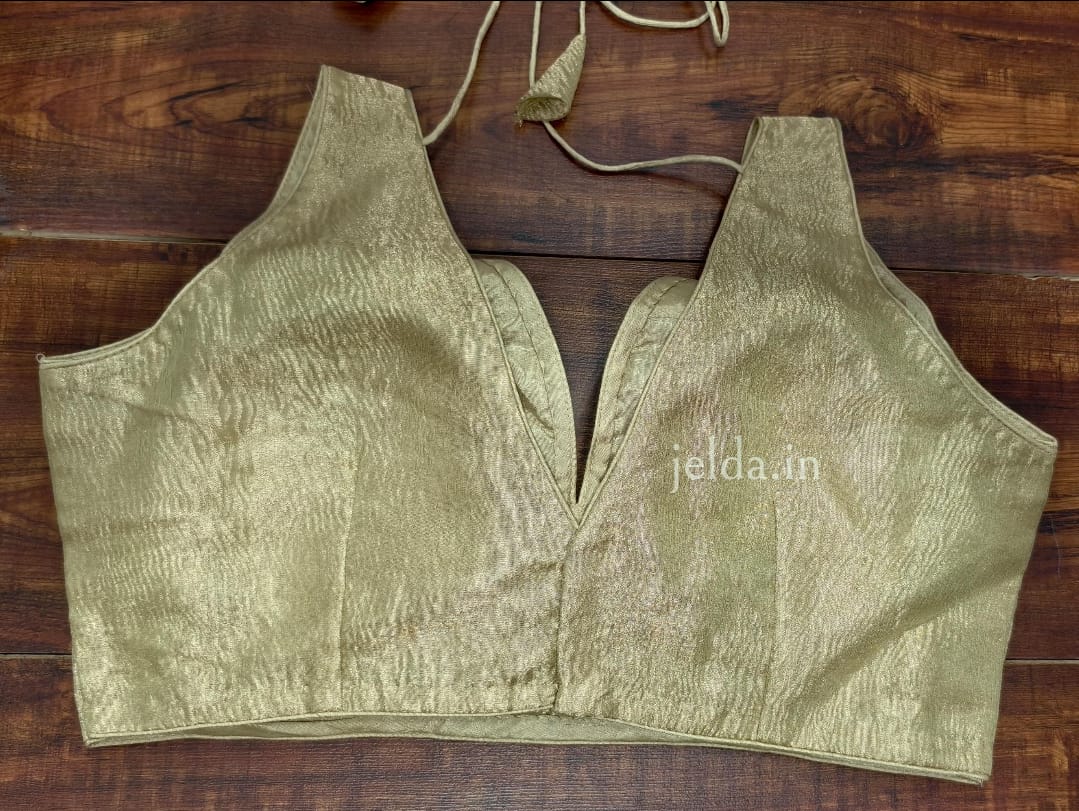 Cruss tissue fabric sleeveless - custom made blouses