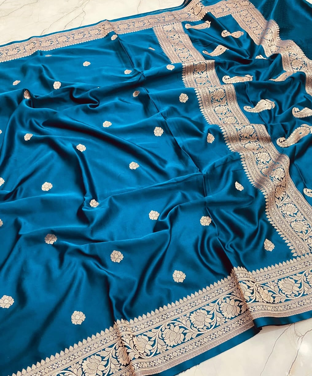 Soft Tissue all over booti weave saree