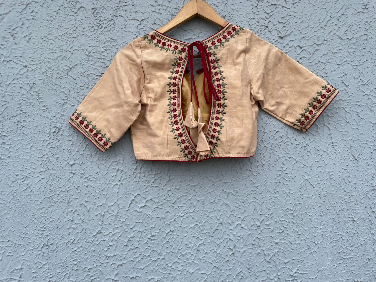 Cotton embroidered designer blouses