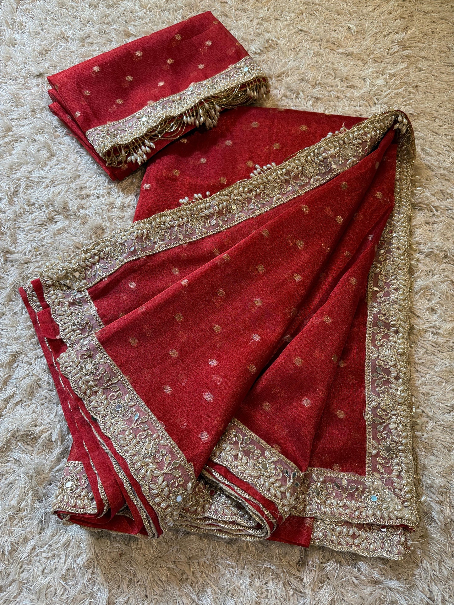 Pure Ghicha Silk Cotton Saree