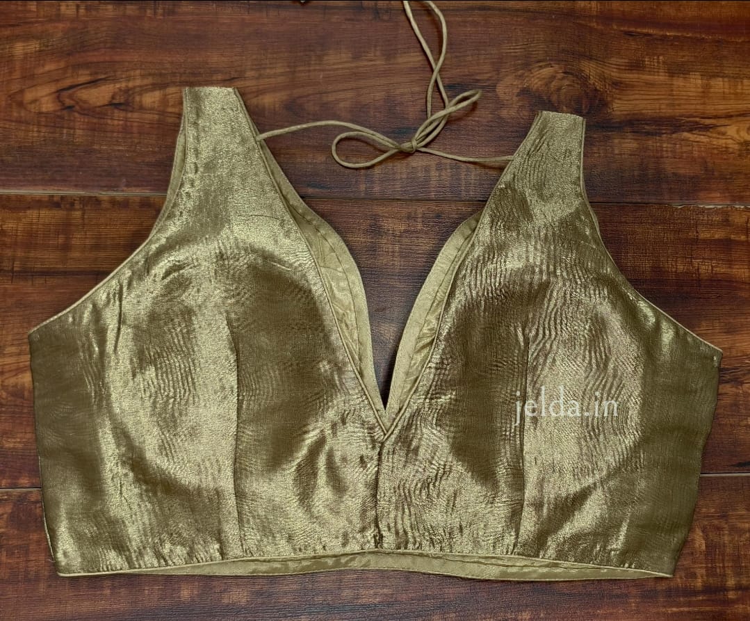 Cruss tissue fabric sleeveless - custom made blouses
