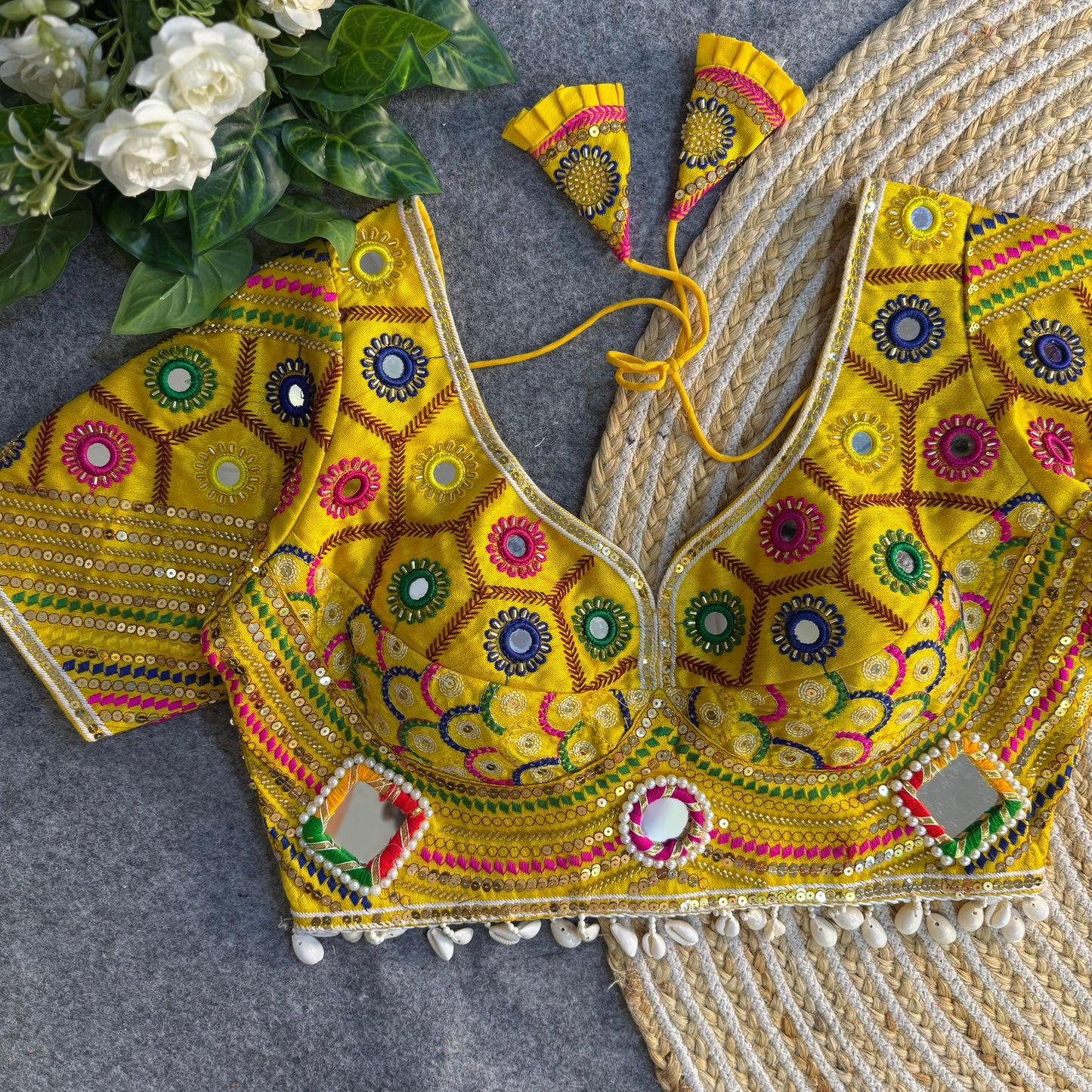 Beautiful Traditional heavy italian silk ready made blouse