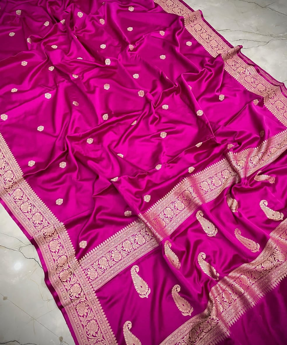 Soft Tissue all over booti weave saree