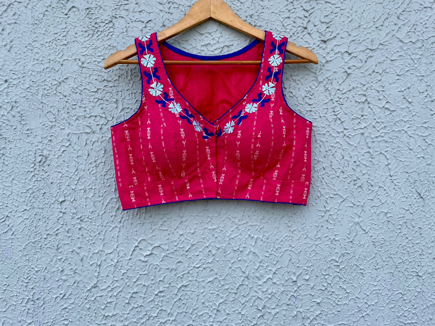 Cotton Embroidery Sleeveless - Premium Designer Blouse