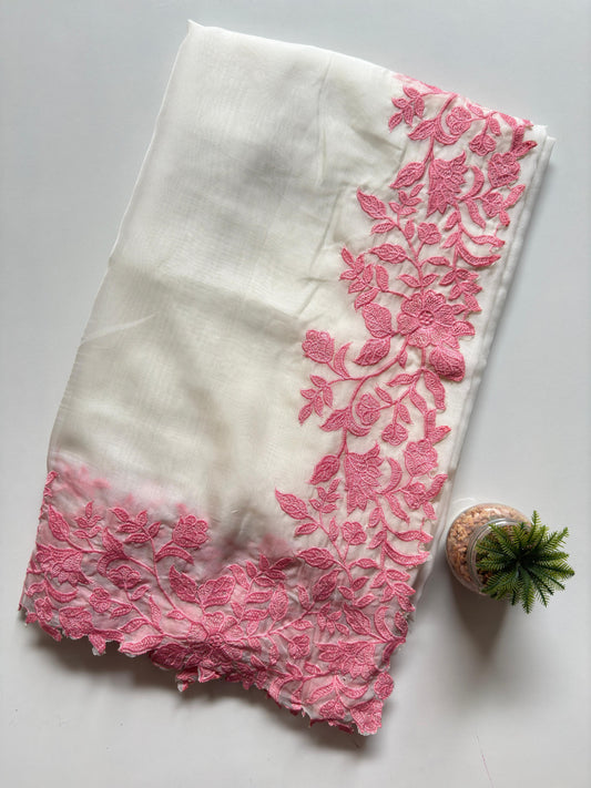 Pure Tebby Soft Orgenza Saree