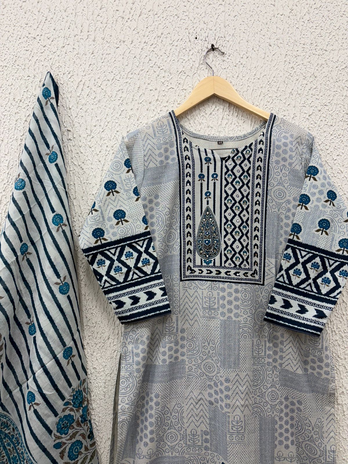 Cotton Straight linen salwar suit