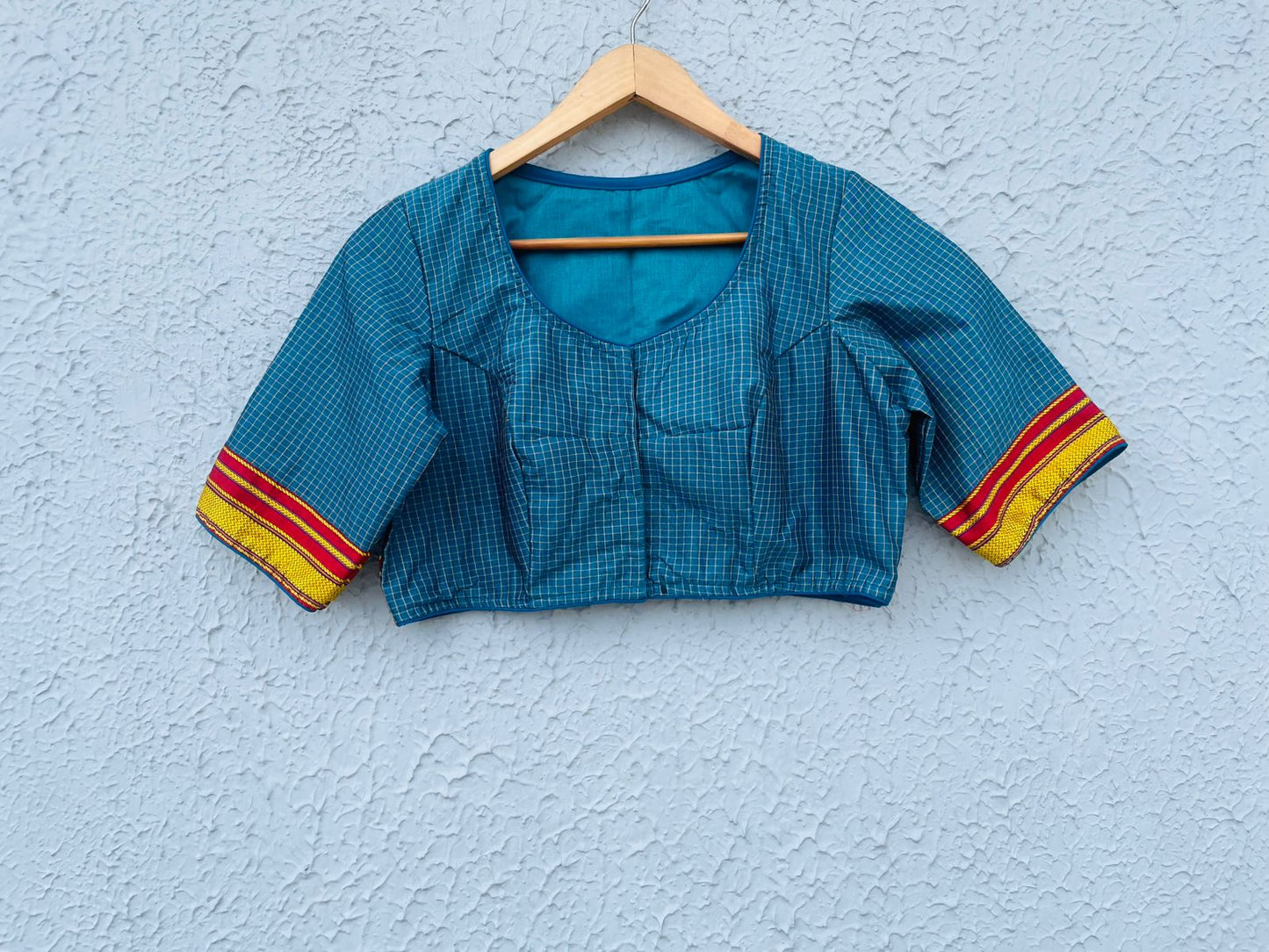Embroidery handwork designer blouse