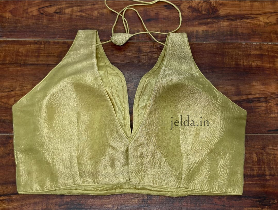 Cruss tissue fabric sleeveless - custom made blouses