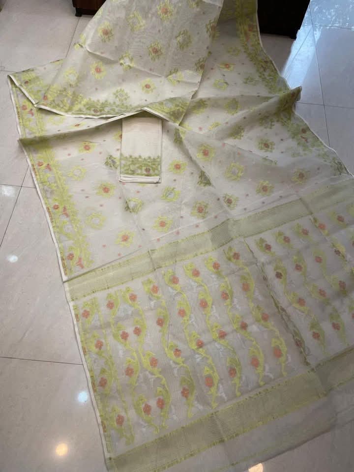 EXCLUSIVE ZARI WORK JAMDANI SAREE