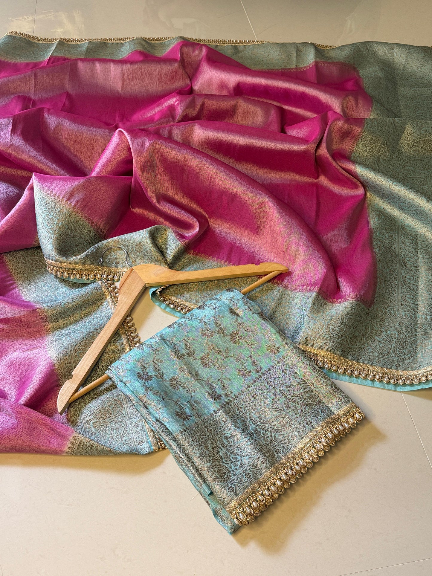 Banarasi Katan Tissue Soft Silk Saree