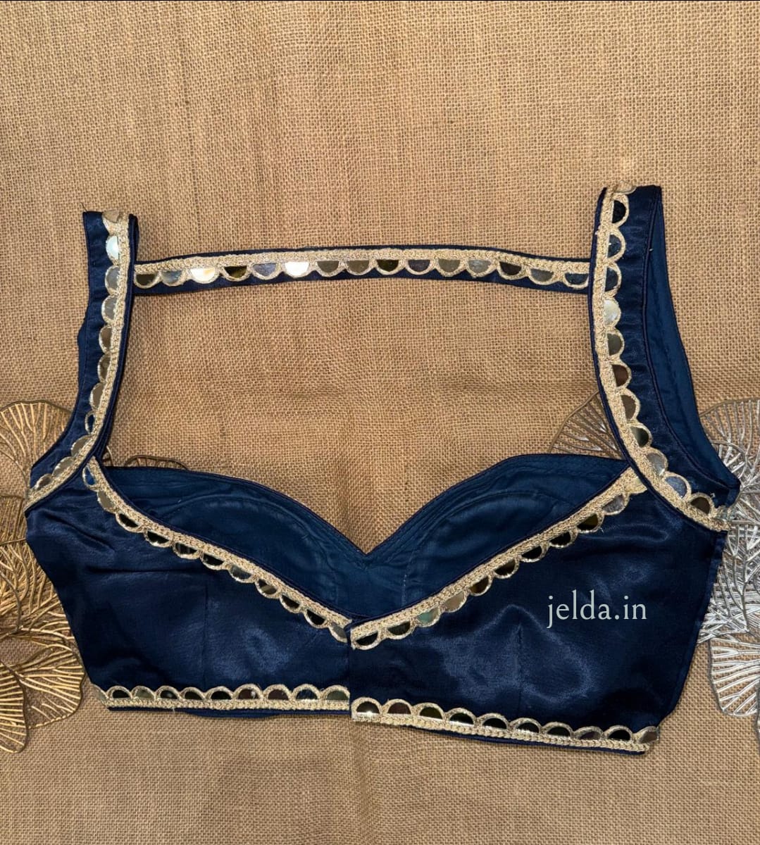 Premium Mirror Work Blouses – Modal Silk Fabric