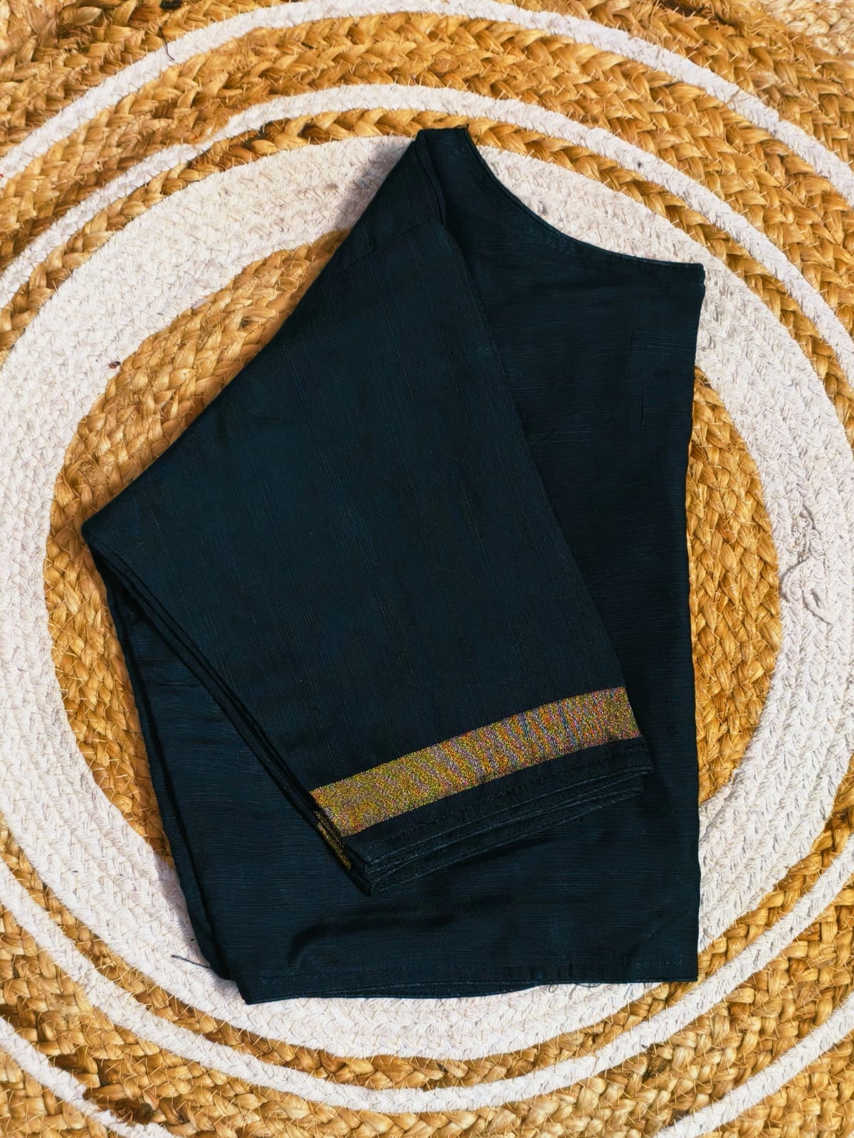 Ghicha silk boat neck ready made blouses