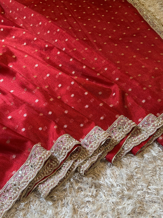Pure Ghicha Silk Cotton Saree