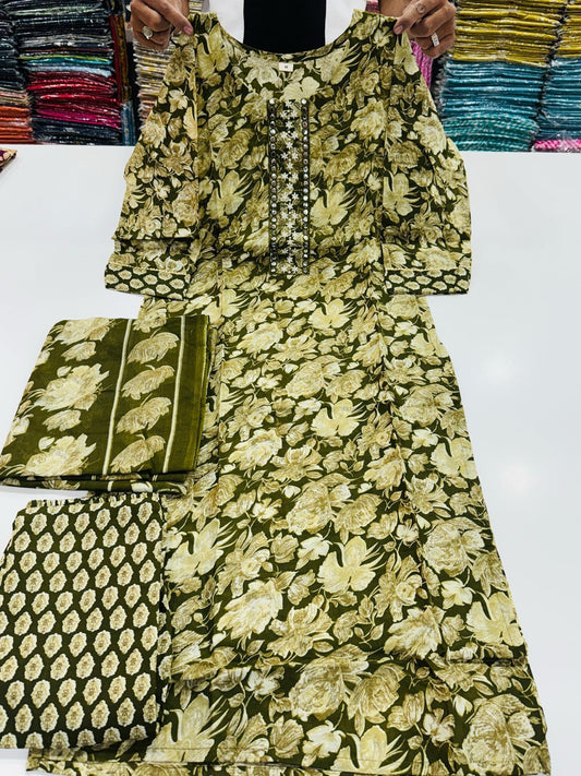 Cotton salwar suit