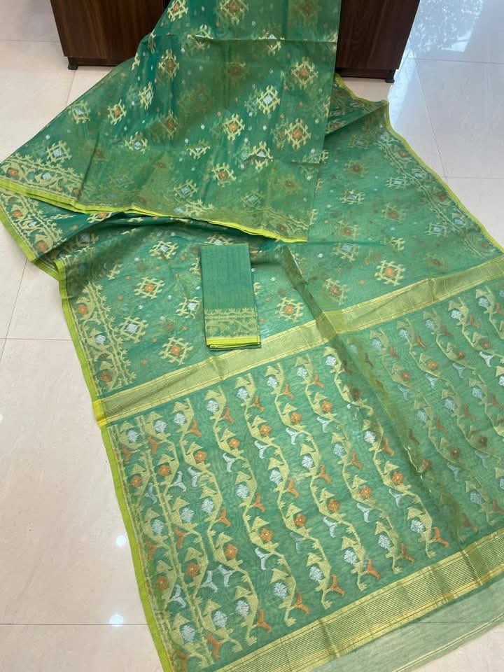 EXCLUSIVE ZARI WORK JAMDANI SAREE