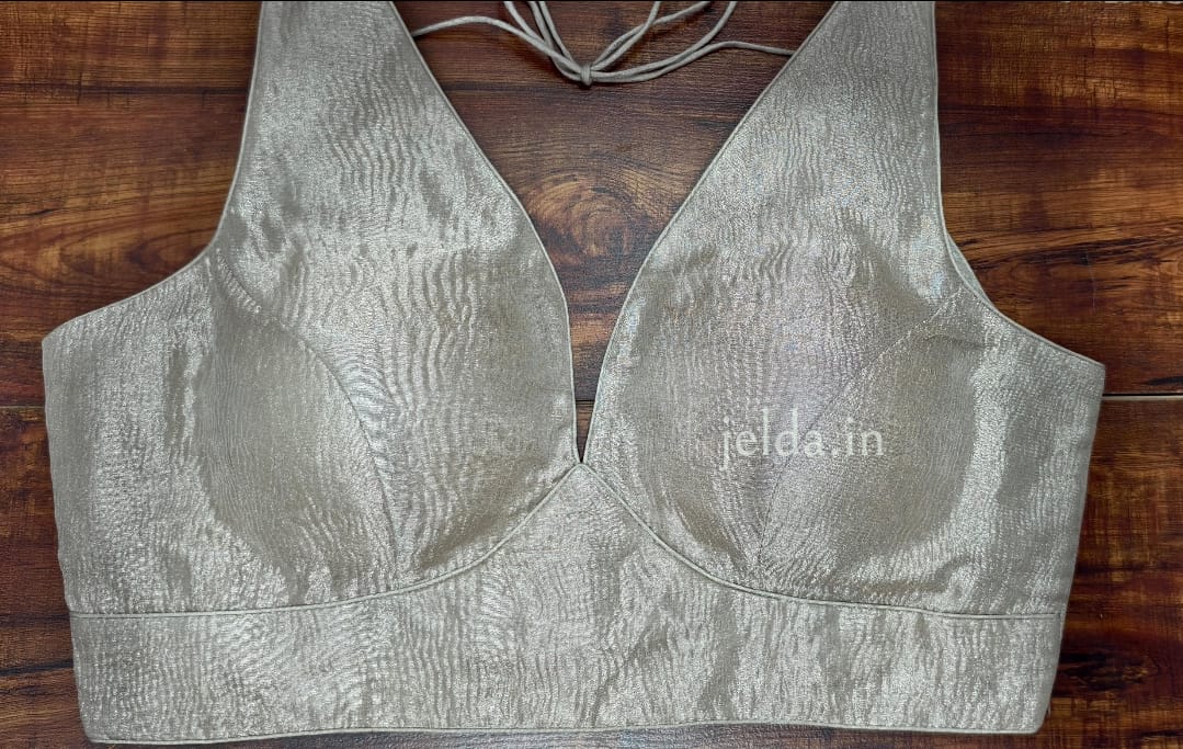 Cruss tissue fabric sleeveless - custom made blouses
