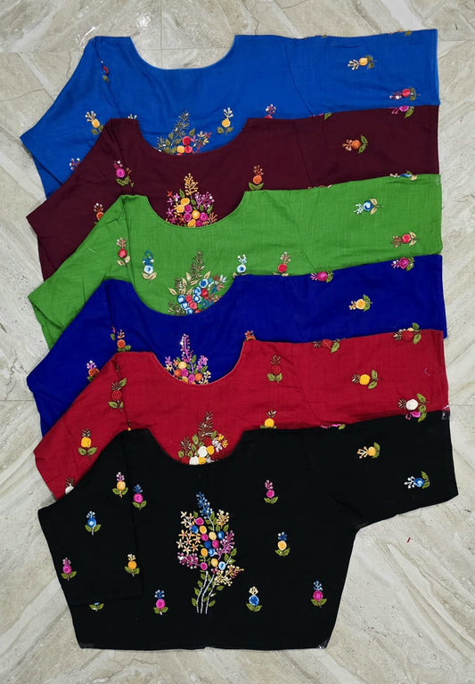 *Kundan Hand Work  – Premium Readymade Blouse*