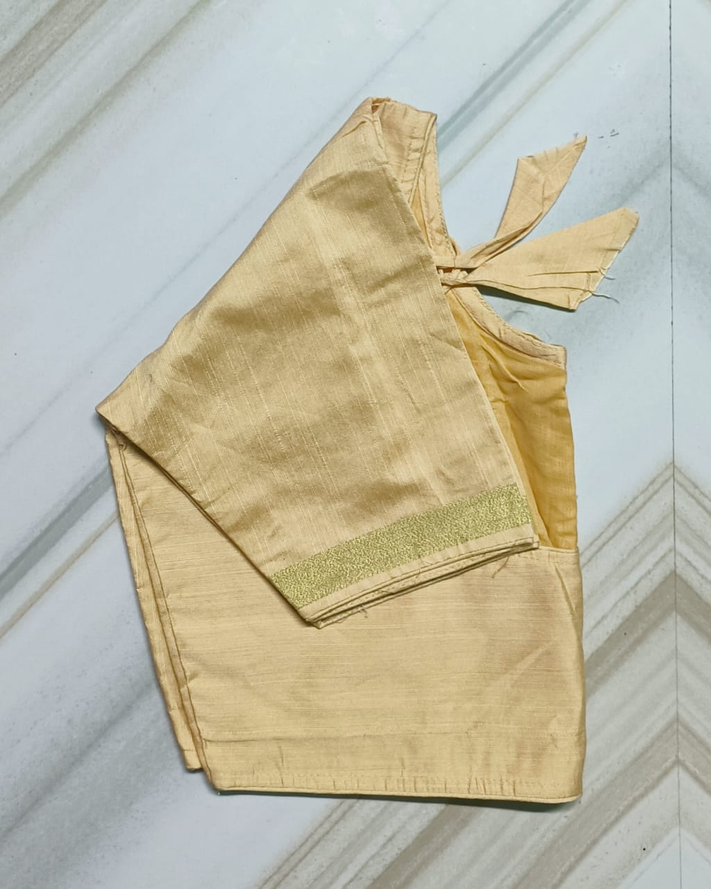 Ghicha silk round neck ready made blouses