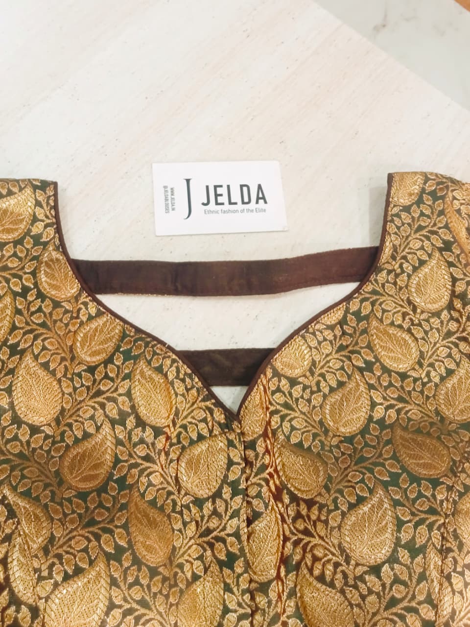Banaras fabric ready made blouse