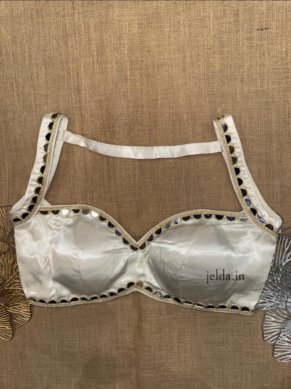 Premium Mirror Work Blouses – Modal Silk Fabric