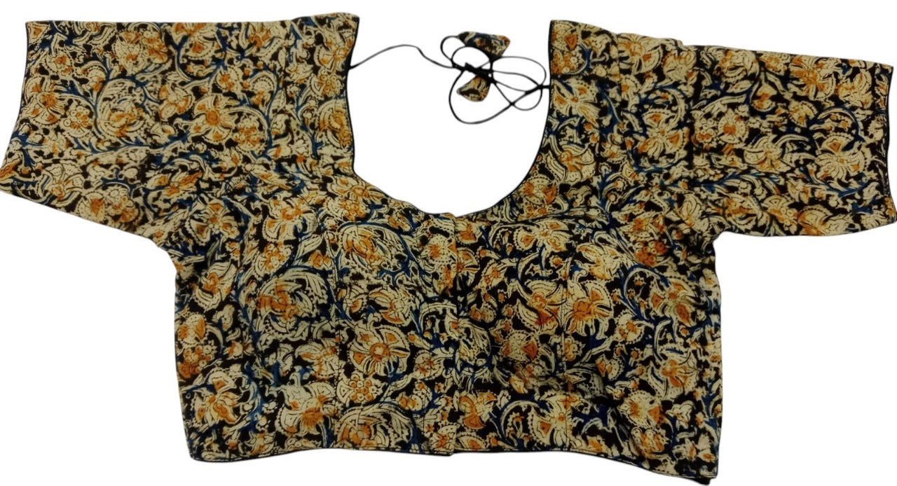 Kalamkari Pure Cotton ready made blouse