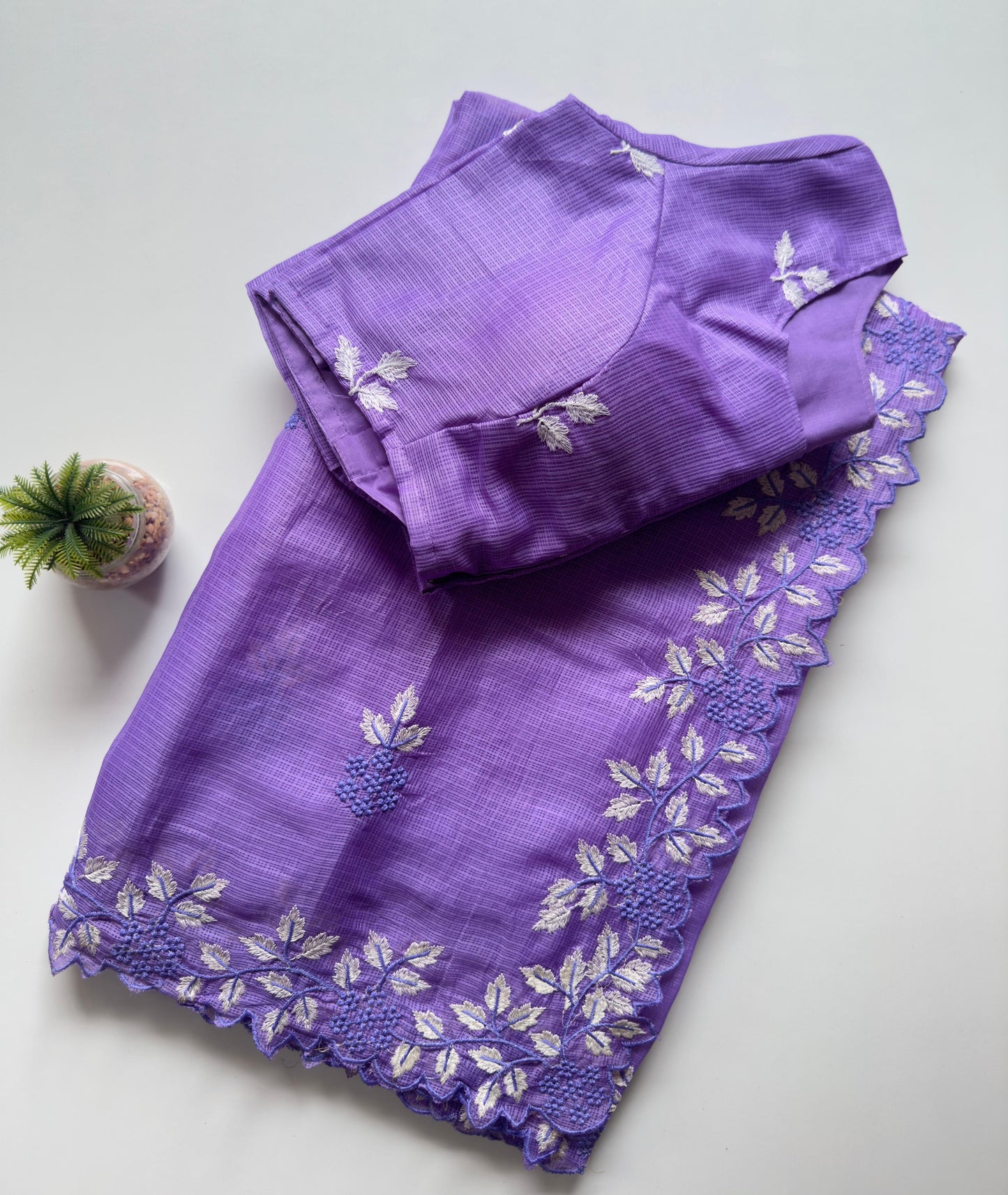 Kota doriya with multy thread work and sclap border sarees