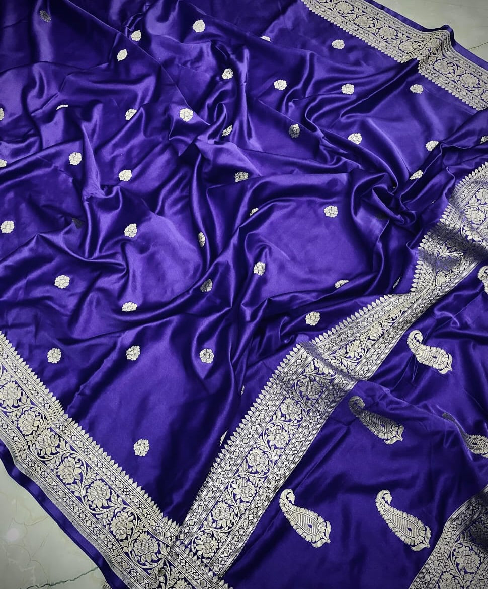 Soft Tissue all over booti weave saree