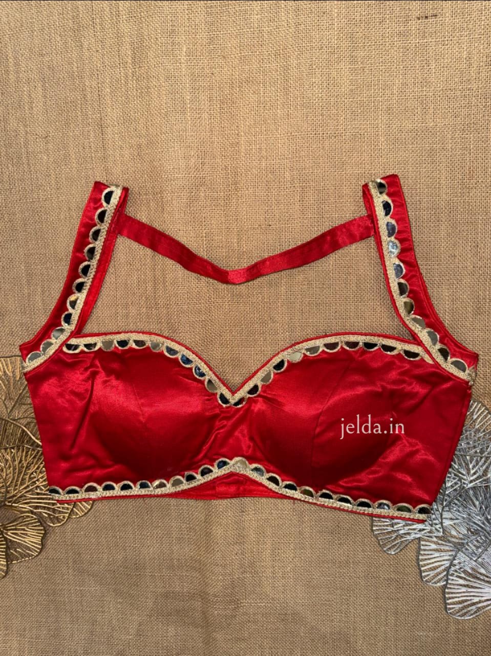 Premium Mirror Work Blouses – Modal Silk Fabric