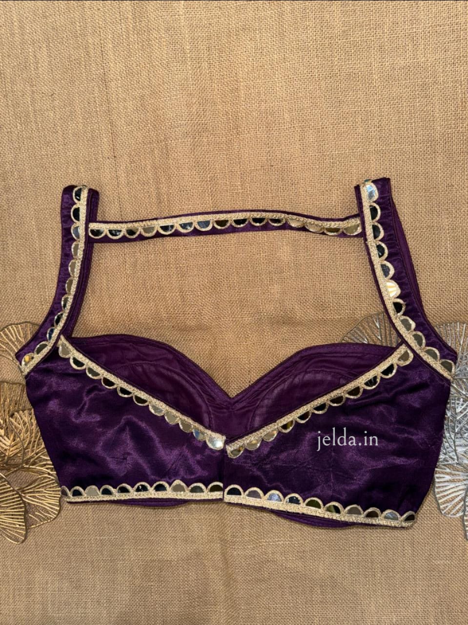 Premium Mirror Work Blouses – Modal Silk Fabric