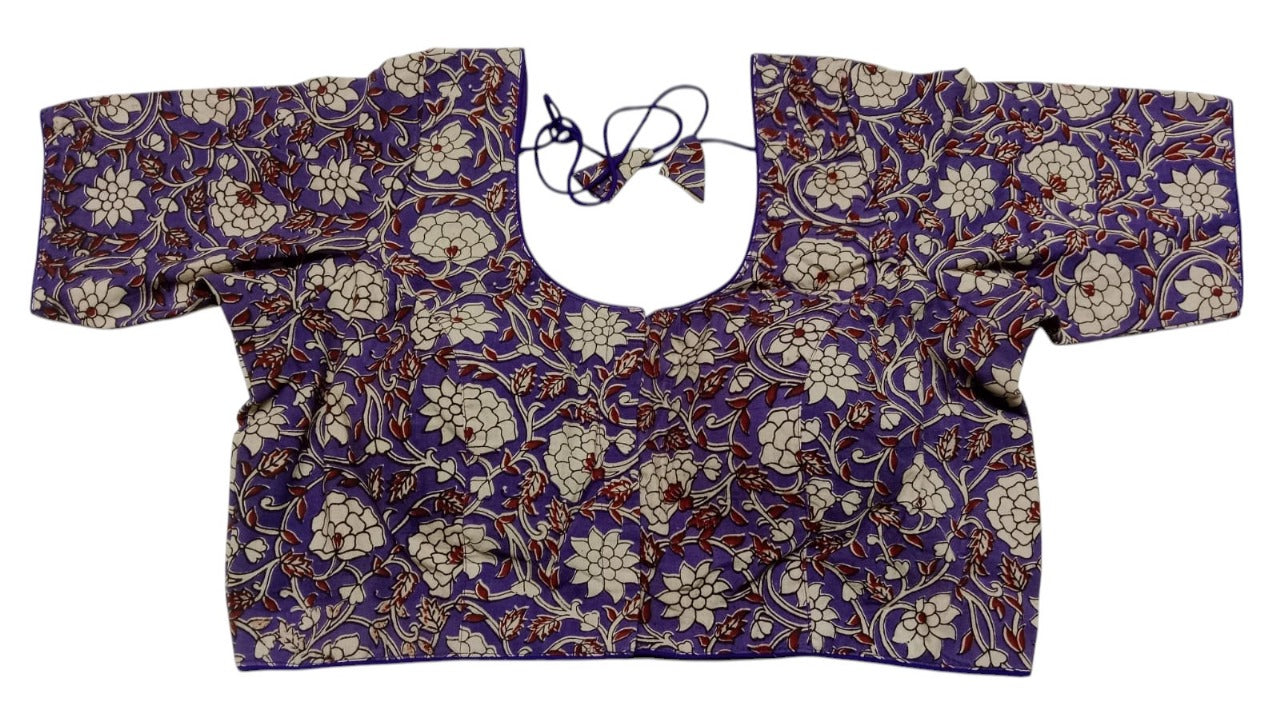 Kalamkari Pure Cotton ready made blouse