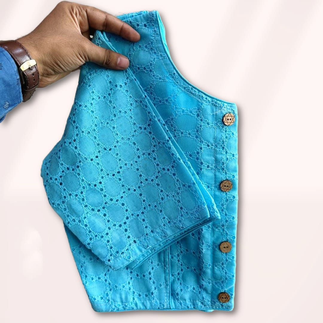 Button Hakoba - Premium Readymade Blouse