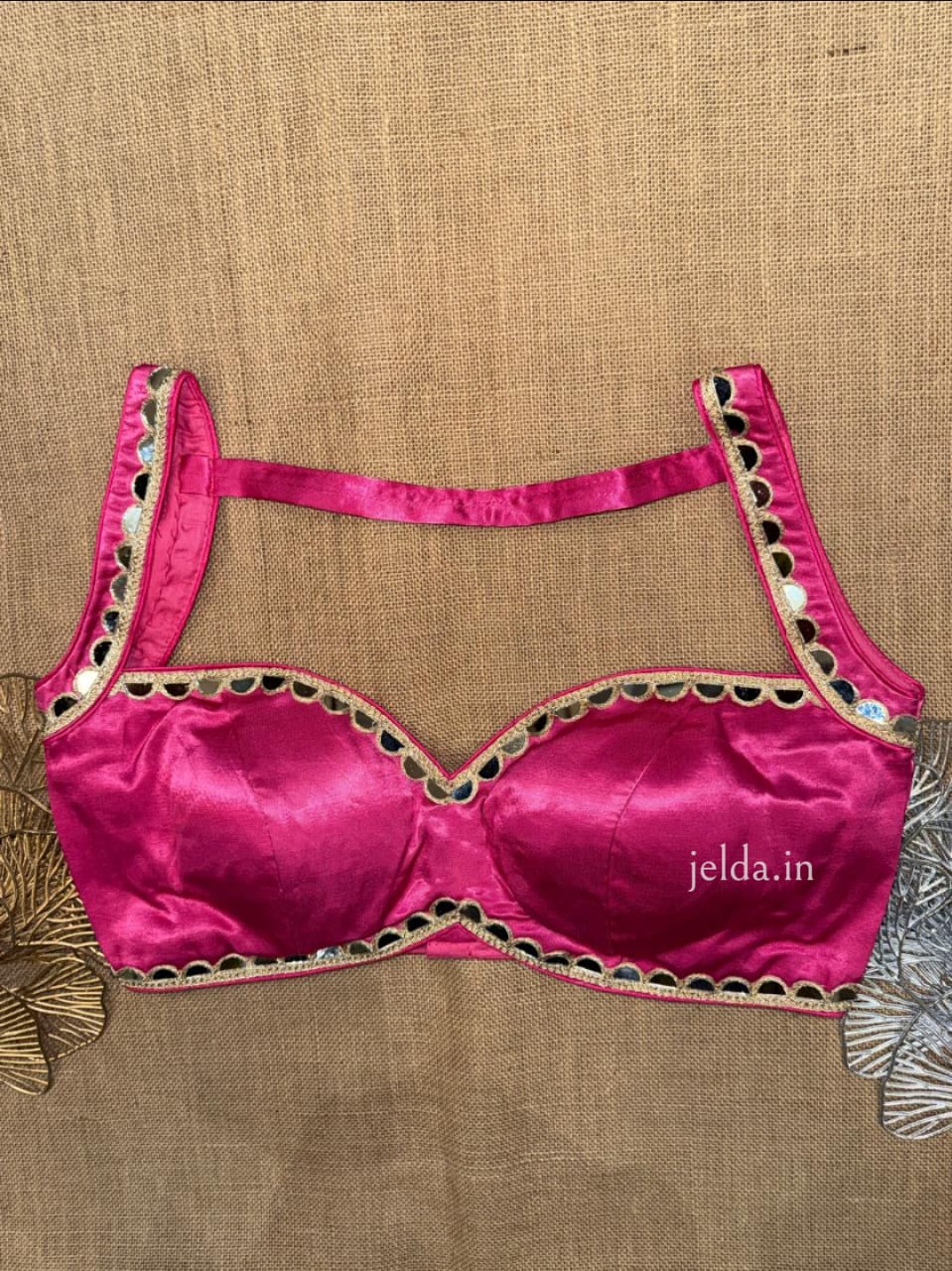 Premium Mirror Work Blouses – Modal Silk Fabric