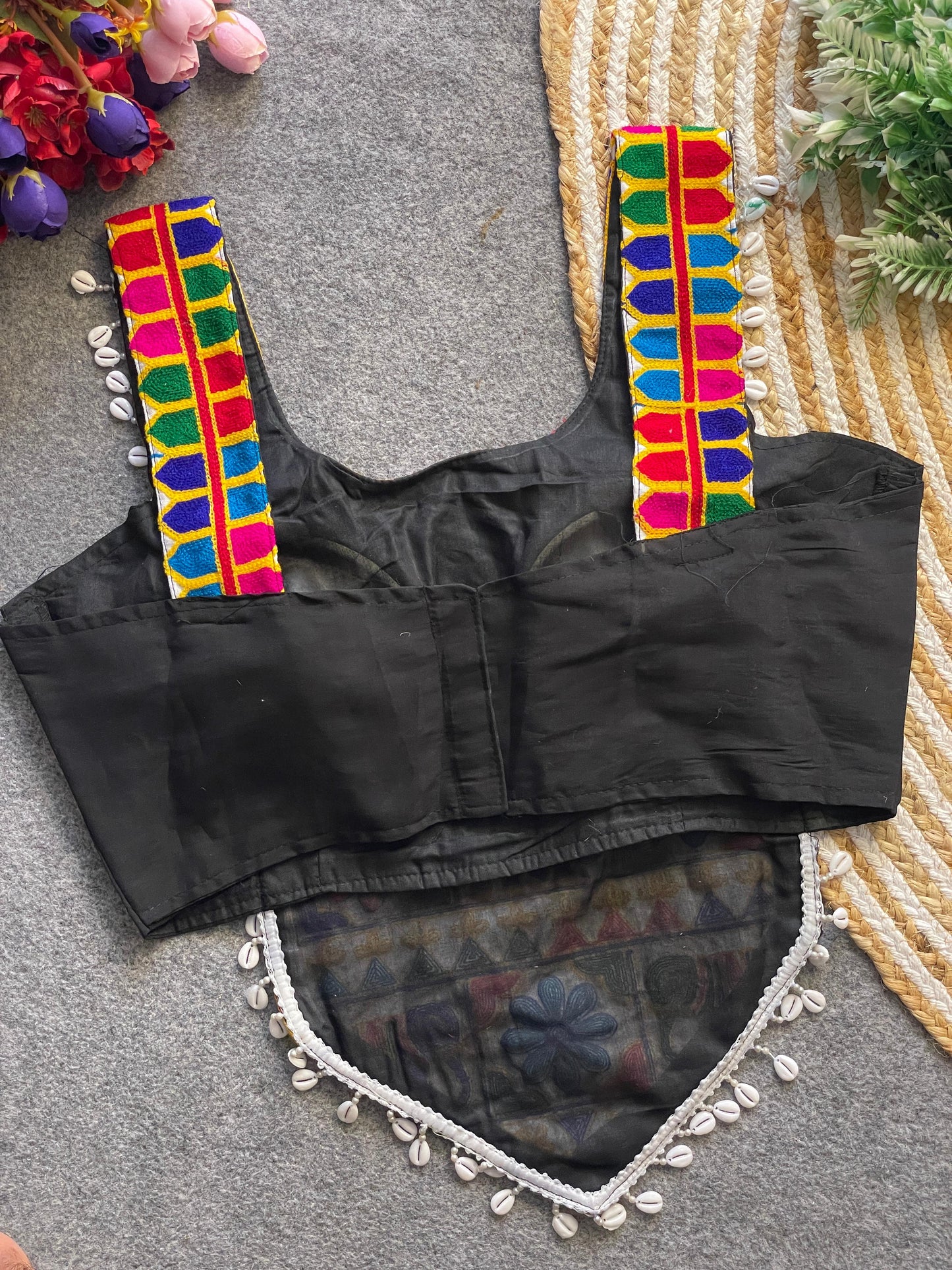 Satin Silk Sleeveless - Premium Readymade Blouse