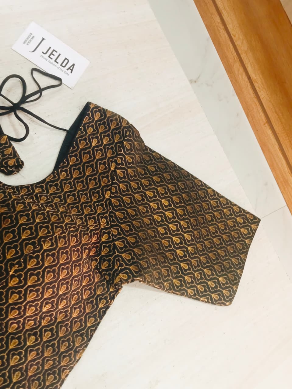Banaras fabric ready made blouse