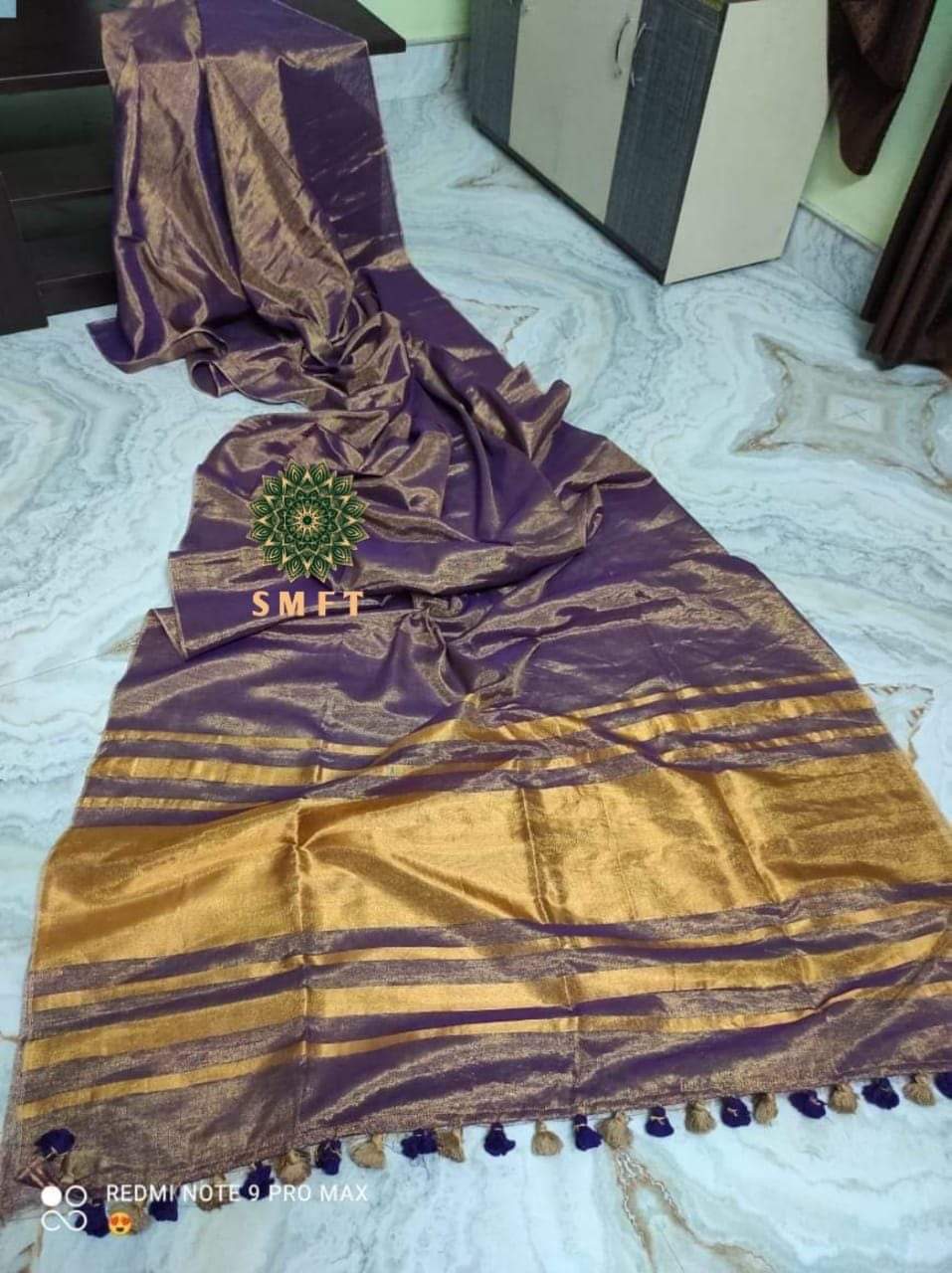 Pure Tissue by Linen saree