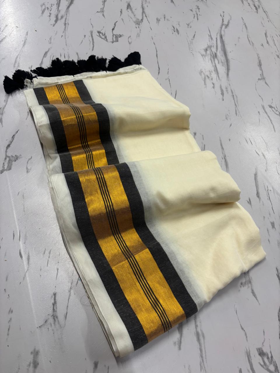 Pure Mul Mul cotton by catton saree