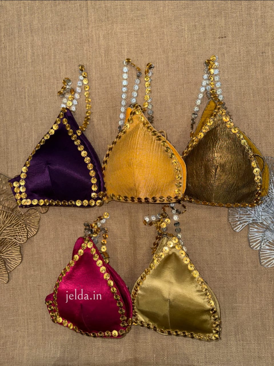 Designer Handcrafted Partywear Blouses – Triangle Cut