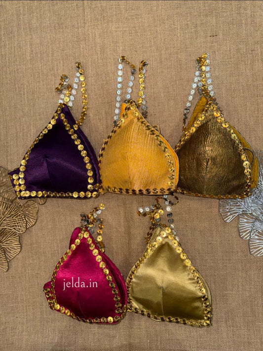 Designer Handcrafted Partywear Blouses – Triangle Cut
