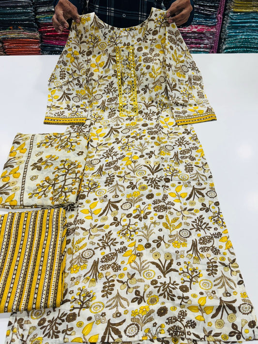 Cotton salwar suit