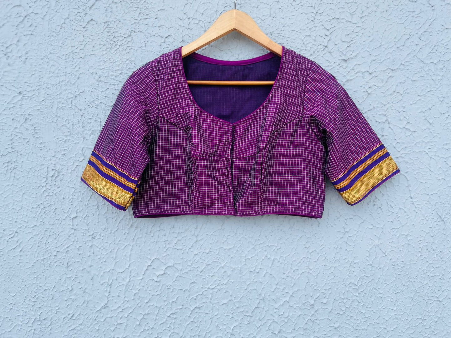 Embroidery handwork designer blouse