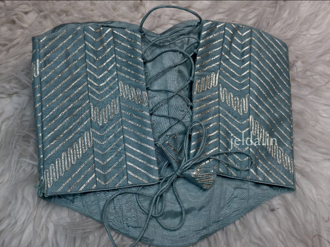 Corset gota patti custom made blouse