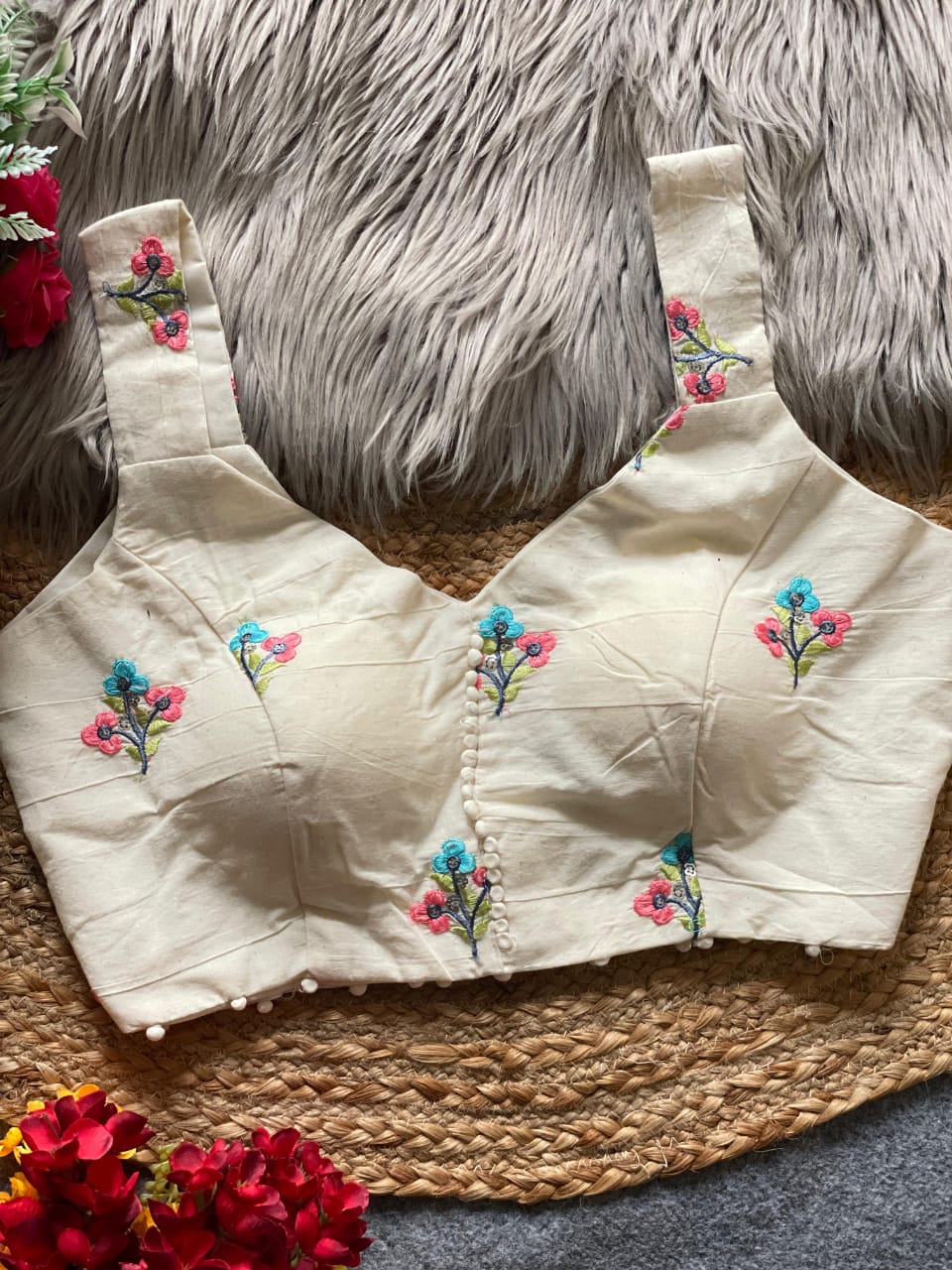 Pure Cotton - Premium Readymade Blouse