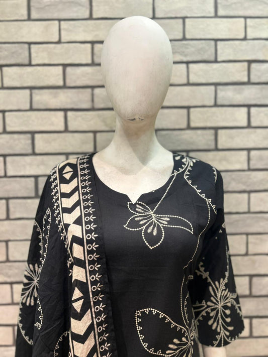 Cotton printed salwar suit