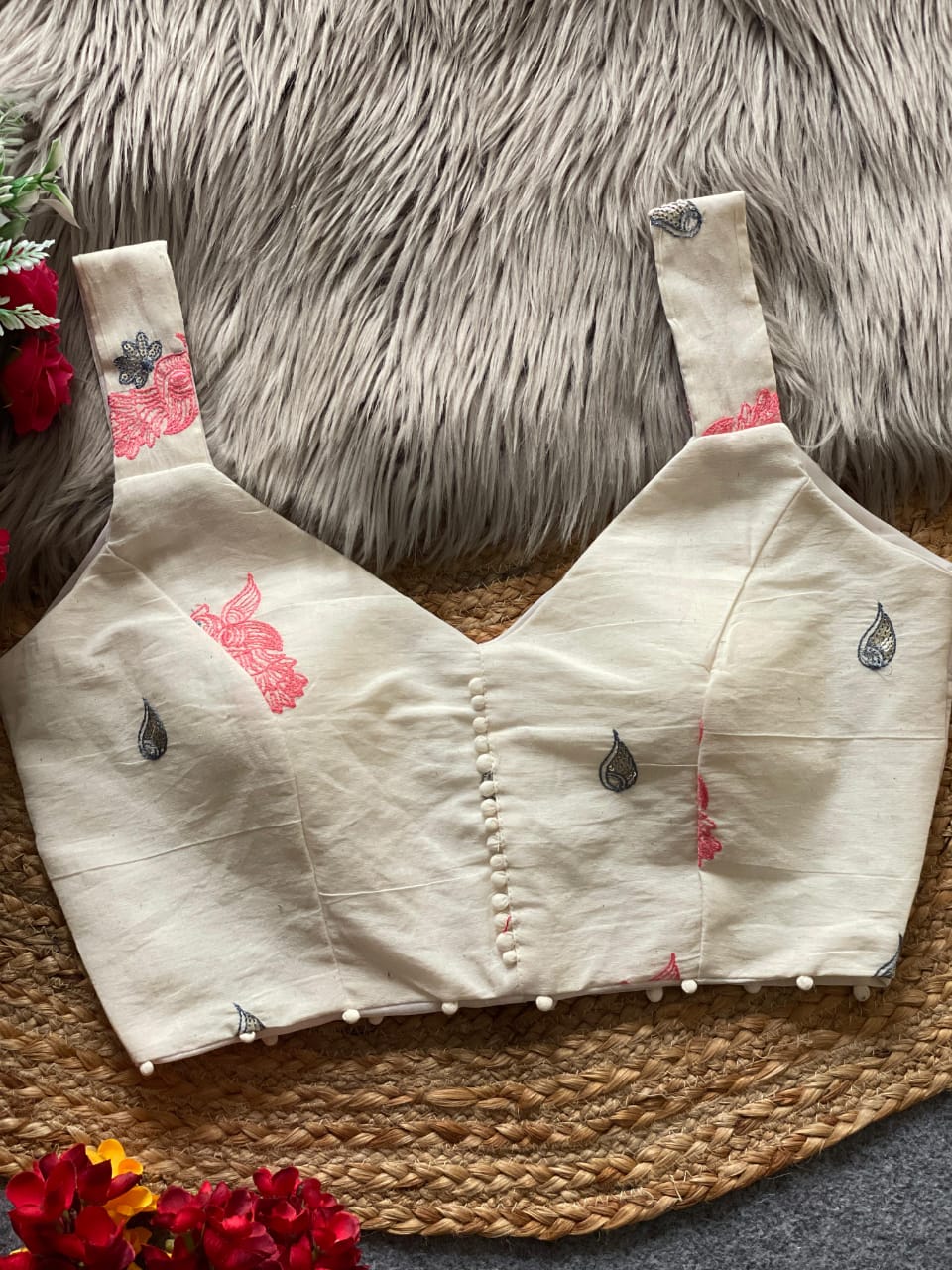 Pure Cotton - Premium Readymade Blouse