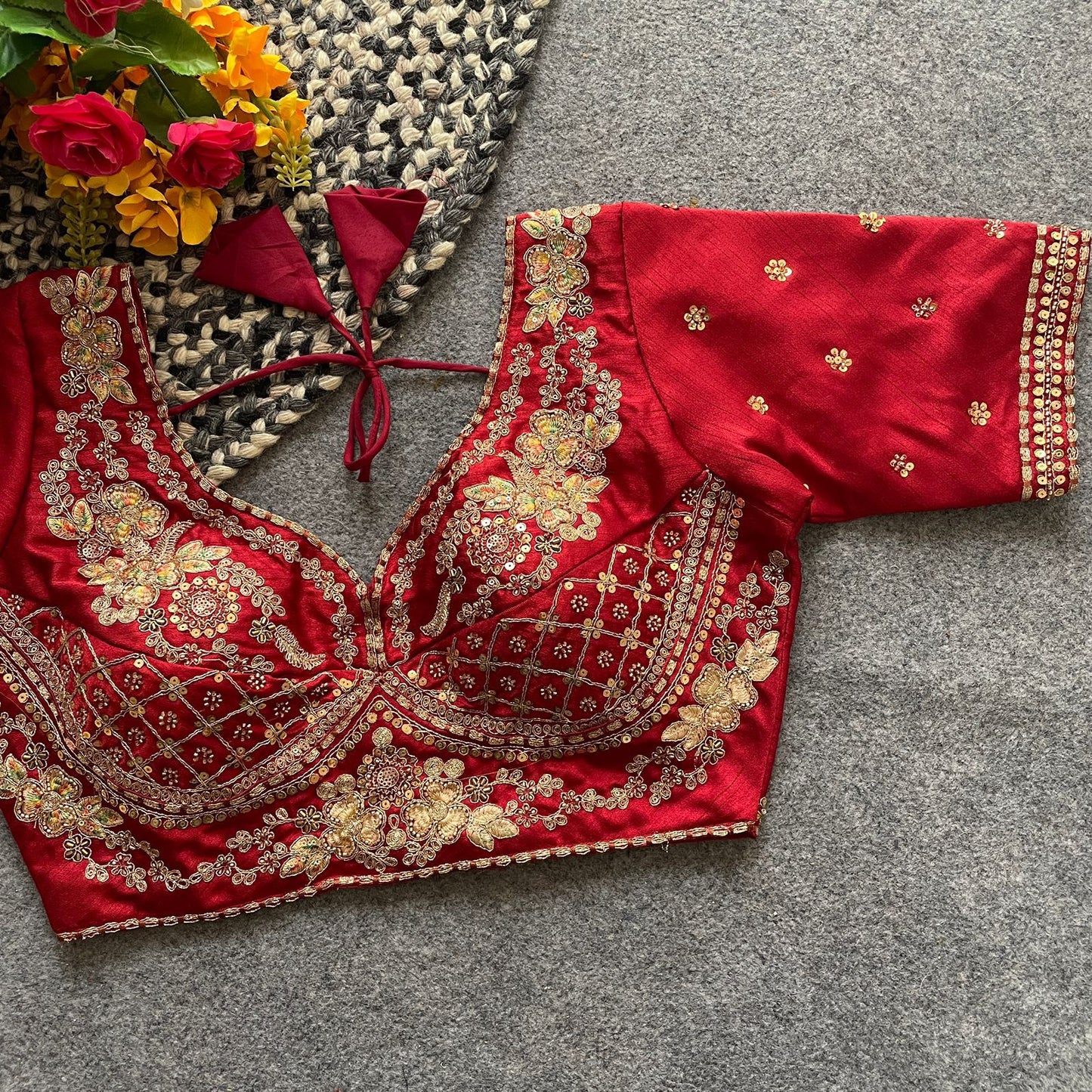 Heavy pure soft italian silk with tricot fuising ready made blouse